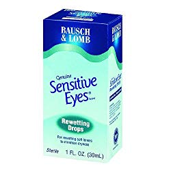Bausch & Lomb Sensitive Eyes Rewetting Drops 1 oz (Pack of 5)