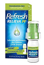 Refresh Relieva Preservative-Free Lubricant Eye Drops 0.33 Fl Oz (10ml) Sterile