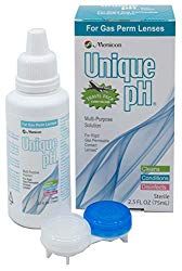 Unique pH Travel Pack- Multipurpose Solution for Gas Permeable Contact Lenses -2.5 Fluid Ounces