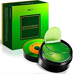 Collagen Eye Mask, Matcha Green Tea Extract Under Eye Patches, Eye Mask for Puffy Eyes, Undereye Dark Circles Treatments, Anti-Wrinkle Gel Pads – 60 Under Eye Pads