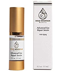 Dark Circles Under Eye Bags Treatment Serum – Firming & Brightening Eye Repair Cream with Anti Aging Complexes to Reduce Puffiness, Wrinkles & Fine Lines for Men & Women