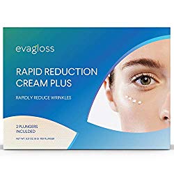 Evagloss Rapid Reduction Eye Cream, Visibly Reduce Under-Eye Bags, wrinkles and fine lines in seconds, for dark circles and fatigued appearance 2Pcs