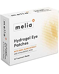 MELIA Under Eye Patches Eye Mask for Puffy Eyes, Dark Circles and Under Eye Bags Treatment With Hyaluronic Acid and Snail Slime Extract