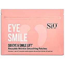 SiO Beauty Eye & Smile Lift | Eye & Smile Anti-Wrinkle Patches 2 Week Supply | Overnight Smoothing Silicone Patches For Eye & Smile Wrinkles And Fine Lines