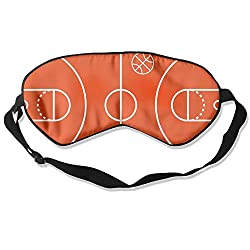 Sleep Mask Basketball Court Eye Cover Blackout Eye Masks,Soothing Puffy Eyes,Dark Circles,Stress,Breathable Blindfold