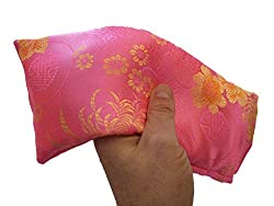 (Take Two Pillows) One Flax Seed Eye Pillow Scented with Lavender Buds. (10 x 4 x 0.8 inches). Don’t take Pills! Take Pillows!