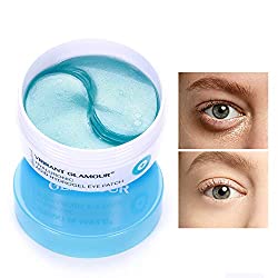 VIBRANT GLAMOUR Eye Mask Moisturizing Hyaluronic Acid Eye Patch Skin Care Collagen Anti Aging Gel Remove Dark Circles Eye Bag